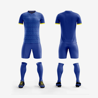 Ensembles de maillots de football de style américain pour personnalisation - Kits de football thaïlandais respirants et durables prêts pour l'impression