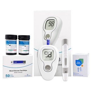 Glucomètre médical de qualité professionnelle sans codage, avec éjection automatique des bandelettes, pour usage domestique et diagnostic du diabète - Vente en gros fabricant - Product Image 2