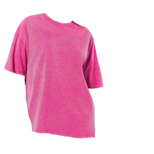 T-shirt unisexe personnalisé OEM/ODM à manches courtes et épaules tombantes pour femme, avec logo imprimé, design vierge, col rond, été, EL Flashing - Product Image 1