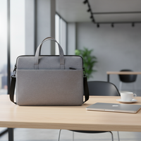 Business Fashion Lightweight Waterproof Polyester Laptop Sleeve 14 Inch & 13 Inch Portable Shoulder Bag Men's Laptop Bag