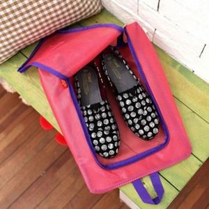 Bolsa de Zapatos de Poliéster Ligera, Resistente al Polvo, con Cierre, para Viaje, Impermeable, con Bolsillo Interior con Cierre y Logotipo Personalizado, Venta al Por Mayor - Product Image 2