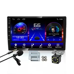 Jmance-Tablero de instrumentos de 10 pulgadas, 1GB Rom, 16GB, Wifi, Mirror Link, navegación GPS, doble Din, Android, radio de coche, reproductor de DVD