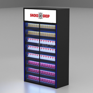 Siêu thị kim loại giá kệ với Pusher ngăn kéo bán hàng lịch thi đấu cho thuốc lá thuốc lá sàn tủ trưng bày cho Showcase - Product Image 2