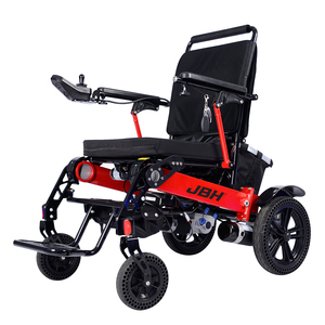 Silla de ruedas eléctrica plegable para personas mayores, asiento ligero con batería de litio de 24v y 6ah, para viaje - Product Image 1
