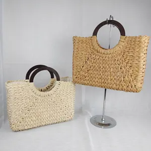 Nouveau design de sacs à main pour dames tendance sac à bandoulière tissé pour femmes sacs à main en paille sac de plage en paille décontracté