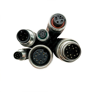 Conector Impermeable M12 de 4, 5, 8 y 12 Pines, Enchufe de Cable para Sensor Industrial con Carcasa Redonda de Nailon, IP65, Macho y Hembra - Product Image 3