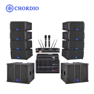Système de sonorisation <span class=keywords><strong>actif</strong></span> CHORDIO CF206, double enceintes 6 pouces + caisson de basses 18 pouces, puissance de pointe 1200W, audio professionnel pour église, garantie 2 ans - Product Image 1