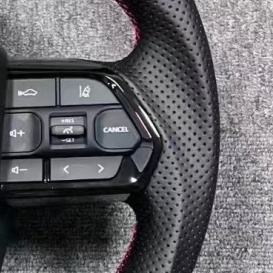 พวงมาลัยหนังคาร์บอนไฟเบอร์สำหรับรถยนต์ Toyota Hilux <span class=keywords><strong>Fortuner</strong></span> Land Cruiser 300GR Toyota Previa <span class=keywords><strong>ราคา</strong></span>ถูกจากโรงงานโดยตรง - Product Image 4