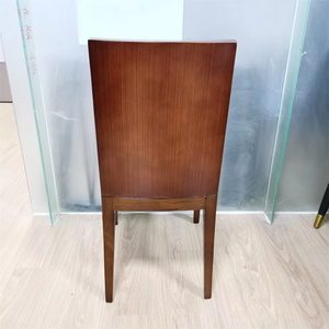 Chaises de salle à manger en bois au design moderne et contemporain, fauteuils de salle à manger en rotin - Product Image 6