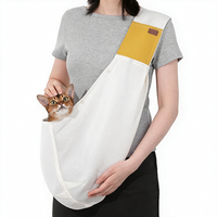 Sac de transport léger en coton pour chien et chat jusqu'à 9 kg, bandoulière large réglable, sacoche croisée pour animaux de compagnie, vente en gros