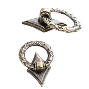Poignée de tiroir en forme de diamant, bouton de meuble géométrique moderne en acier inoxydable, durable pour boîtes à bijoux ou cadeaux - Product Image 3