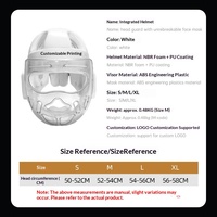 Casque intégré pour enfants XLAN à design ouvert pour l'entraînement au taekwondo, au karaté, au sanda et à la boxe - Protection de la tête unisexe