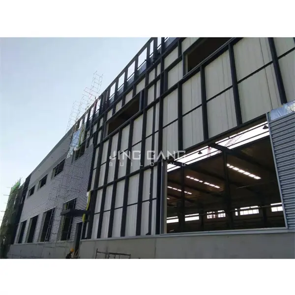 Oficina comercial de cinco pisos Europa Fabricantes de almacenes Estructura de acero prefabricada Escuela de construcción