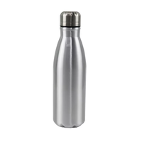 Bouteille d'eau sport en aluminium en gros 500 ml 16,9 oz vierge pour sublimation, avec logo personnalisé, portable et anti-fuite