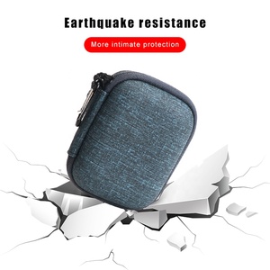 Wholesale Custom EVA Headphone Case with Zipper Hanging Buckle Portable <strong>Earphone</strong> Headphone Accessories Electronic Storage <strong>Bag</strong> - Product Image 2