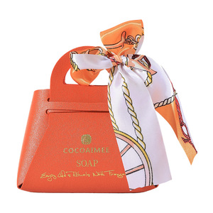 Jabón <span class=keywords><strong>de</strong></span> Lanolina Natural Puro, Jabón <span class=keywords><strong>Artesanal</strong></span> para Baño, Regalo con Lazo <span class=keywords><strong>de</strong></span> Seda, Aroma Floral Dulce, para Cumpleaños, Recuerdo <span class=keywords><strong>de</strong></span> Boda - Product Image 2