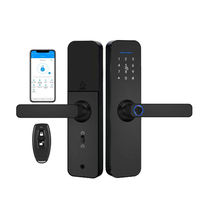 Cerradura Inteligente Electrónica con Wifi para el Hogar, Apartamento u Hotel, con App Tuya, Contraseña Biométrica, Huella Digital y Código, Nueva Versión Mejorada