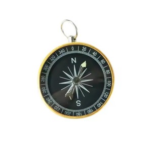 La bàn Keychain Mặt dây chuyền hợp kim nhôm vật liệu kim loại quà tặng di động mini túi ngoài trời phiêu lưu du lịch la bàn - Product Image 5