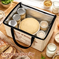 Boîte de Fermentation Intelligente Personnalisée pour Usage Domestique, Contrôle de Température, Résistante à la Chaleur, Sûre pour les Aliments, Pliable pour la Pâte à Grattes