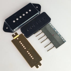 Piezas de pastilla de <span class=keywords><strong>guitarra</strong></span> <span class=keywords><strong>eléctrica</strong></span> Alnico 5 P90 con oreja de perro con placa base de latón para <span class=keywords><strong>Kit</strong></span> de <span class=keywords><strong>construcción</strong></span> de pastilla de <span class=keywords><strong>guitarra</strong></span> DIY - Product Image 3