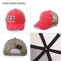Casquette de baseball ajustable à 6 panneaux avec visière incurvée en maille, broderie Richardson 112, style Gorras Trucker