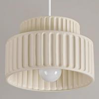 Lampe de plafond cylindrique Wabi Sabi filaire, lumière chaude, en résine, style moderne bohème, suspension en céramique pour plafond haut