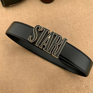 หัวเข็มขัดโลหะรูปตัวอักษรพร้อมโลโก้  ออกแบบ<span class=keywords><strong>ชื่อ</strong></span>แบรนด์ตามสั่ง  สายเข็มขัดหนังสีดำสำหรับ<span class=keywords><strong>ผู้หญิง</strong></span> - Product Image 1