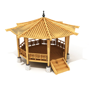 Importation de produits chinois, pavillon en bambou <span class=keywords><strong>naturel</strong></span>, imperméable et écologique, pas cher - Product Image 1
