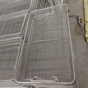 Cesti 304/316 sterilizzazione per strumenti chirurgici in acciaio inox di grado medicale con coperchio e maniglia per la conservazione e la pulizia - Product Image 4