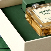 Boîte à parfum rigide de luxe sur mesure, style livre blanc magnétique, pour une seule bouteille, présentation pour emballage de parfum personnalisé