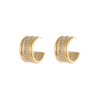 Boucles d'oreilles hypoallergéniques pour femmes, bijoux personnalisés, boucles d'oreilles en acier inoxydable, plaquées or 18 carats, boucles d'oreilles à clous