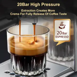 Thermoblock 1350W Lamarzocco पक Proffesiona Tiroirs व्यापार स्वचालित रूप से कॉफी कॉफी बीन की चक्की निर्माता मशीन