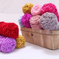 Fil mélangé chenille teint haute ténacité 2026 Nouveauté 42 couleurs 100g Velours acrylique pelucheux pour tricot de pulls, couture et tissage