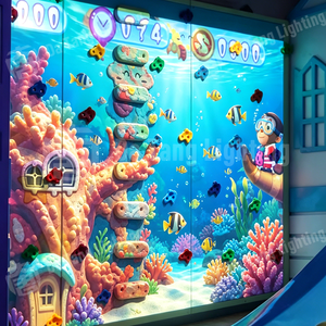 Jeux de projection interactifs immersifs en 3D pour mur d'escalade, système de projecteur AR pour aire de jeux pour enfants - Product Image 3