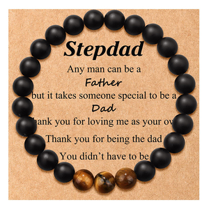 Derniers bracelets zodiaque perlés en pierre naturelle d'oeil de tigre Bijoux d'<span class=keywords><strong>horoscope</strong></span> Cadeau d'anniversaire pour <span class=keywords><strong>homme</strong></span> Cadeau de fête des pères - Product Image 1