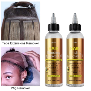 OALEN Hair Bonding Remover Oil 150ml avec huile d'olive Vitamine E Formule douce pour perruques Extensions de <span class=keywords><strong>cheveux</strong></span> - Product Image 1