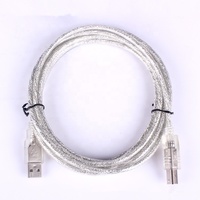 CÂBLE D'IMPRIMANTE USB AM vers BM TRANSPARENT