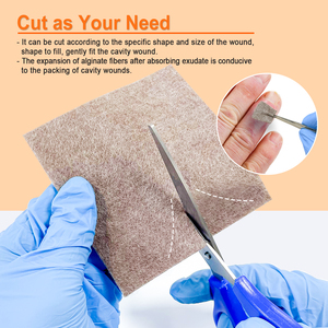 Risenmed Perban Alginat Antimikroba Kalsium Perak yang Nyaman untuk Luka yang Sangat Berair - Product Image 2