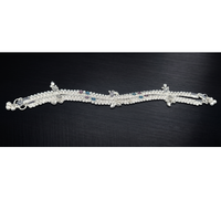 DIVYORO Bijou de pied pour femme, plaqué argent, multi-brins, style Payal, artisanat traditionnel en filigrane, léger, classique, d'Orissa