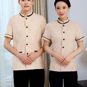 Uniformes <span class=keywords><strong>de</strong></span> manga corta a la moda <span class=keywords><strong>para</strong></span> restaurantes <span class=keywords><strong>de</strong></span> primavera y otoño, <span class=keywords><strong>personal</strong></span> <span class=keywords><strong>para</strong></span> catering, uniforme <span class=keywords><strong>de</strong></span> <span class=keywords><strong>limpieza</strong></span> <span class=keywords><strong>de</strong></span> oficina - Product Image 3