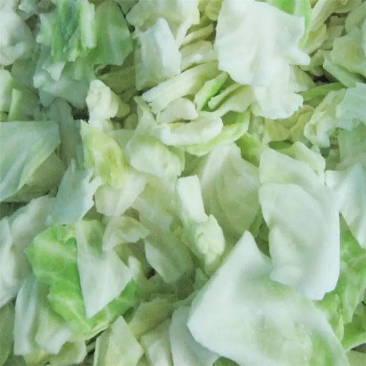 Frozen Chinese Cabbage Chopped Diced IQF Cabbage HACCP KOSHER Certificate Quick-Frozen Chinese Green Cabbage Frozen Vegetables