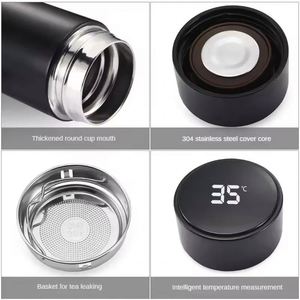Thermos en acier inoxydable personnalisé pour le bureau, la maison, avec affichage numérique et haut-parleur - Product Image 2