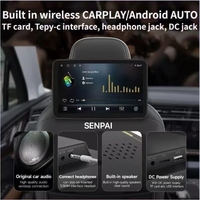 Moniteur d'appui-tête universel pour voiture 11,6 pouces, divertissement sur siège arrière, Android, écran tactile IPS, stéréo, 1 an de garantie, USB, BT/WIFI