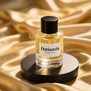 Hương thơm rỗng hổ phách Vòng hương thơm chai phòng thí nghiệm 30ml 50ml 100ml chai nước hoa với nắp - Product Image 2