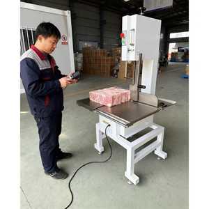 Máquina de sierra para cortar carne y carne | Equipo de carnicero comercial de 2200W | Cortador DE CARNE/hueso congelado de acero inoxidable - Product Image 2