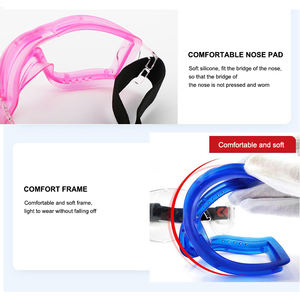 여자 남자 남여 공용 아동용 투명 방진 안개 방지 스크래치 방지 작업 안전 안경 유행 건설 응용 - Product Image 5