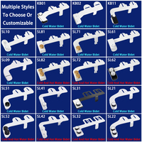 Accessoire de bidet pour toilettes, pulvérisateur d'eau froide ultra-plat, non électrique, double buse, pour hygiène féminine et nettoyage postérieur, installation facile