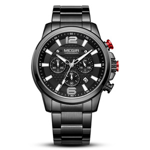 Reloj de pulsera deportivo de negocios multifuncional para hombre con correa de acero reloj de cuarzo reloj informal de moda para hombre - Product Image 3