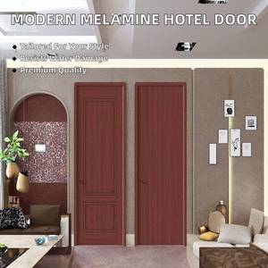 Porta Interna Moderna in Melamina Resistente all'Acqua per Hotel e Camere con Design del Telaio Finito - Product Image 3