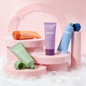 Tubo de Plástico Cosmético Personalizado de 50 ml para Suero para el Cuidado de la Piel, Limpiador Facial y Crema de Manos, Tubos de Envase con Tapa Abatible - Product Image 1